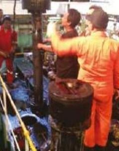 Piston inspection on a 2-stroke engine